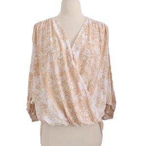 Petal & Pup Floral Boho Balloon Sleeve Top